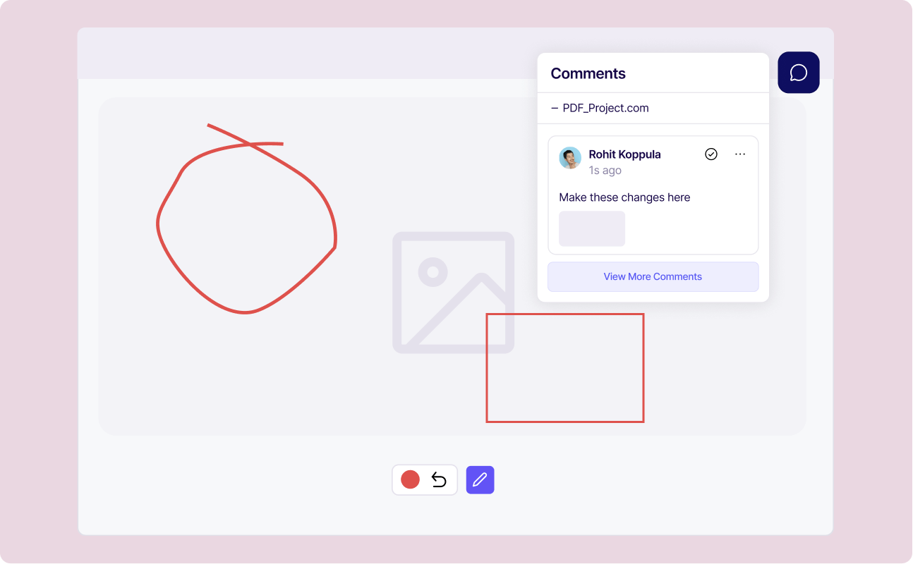Screenshot of ruttl's website feedback tool showing real-time collaboration and feedback interface.